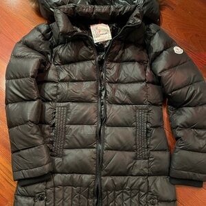 Moncler Grenoble Black Puffy down jacket/ Winter Coat